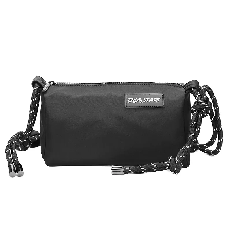 Classic Simple Quality Shoulder Bags Men Messenger Black Light Layers Mi... - $31.26