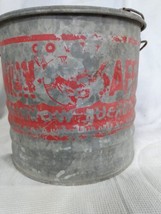 Vintage Minn-O-Safe RARE Galvanized Metal Floating Minnow Bait Bucket 10... - £27.35 GBP