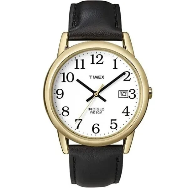 Timex Easy Reader Leather Mens Watch - £33.81 GBP