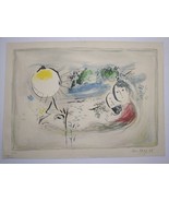 Marc Chagall L.E. Reprint 206/500 Color Lithograph, Figures La Repos, 50... - €152,61 EUR