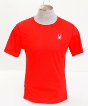 Spyder Alpine Tech Mesh Red Short Sleeve Tee T Shirt Men&#39;s NWT - £31.96 GBP