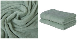 2 Pack TEAL GREEN Color ULTRA SUPER SOFT LUXURY TURKISH 100% COTTON BATH... - £52.74 GBP