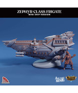 3D Printed Sordane Publishing Arcane Minis Mini Ship - Zephyr Assault Fr... - €21,50 EUR