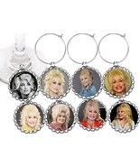 Dolly Parton decor party wine glass cup charms markers 8 party favors - €10,14 EUR