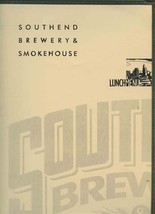 Southend Brewery &amp; Smokehouse Menu 1990&#39;s Charleston South Carolina  - £14.16 GBP