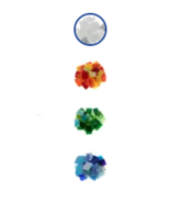 Free Form Mosaic Glass Pieces - $398.96 MXN