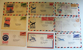 1938 - 1947 Air Mail Envelopes and Air mail stamps - $7.95