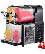 VEVOR Commercial Slushy Machine, 3LX2 Tank Slush Drink Maker, 340W Froze... - $30,288.51 MXN