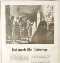 1943 War Bonds Christmas Advertisement WW2 Era Peace On Earth Vintage DWP7C - $560.27 MXN