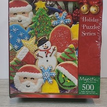 Majestic Springbok Holiday Puzzle Series Christmas Cookies 500 Piece NEW... - $11.50