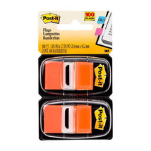 Post-it Twin Pack Flags 100pcs - Orange - £15.38 GBP