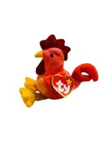 TY 1993 Strut the Rooster Bird Plush Stuffed Animal Toy Kid Gift 4in - £5.98 GBP