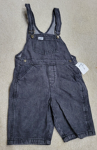 Vintage 90s Baby Guess Jeans Black Overalls Kids Size 6X - $25.87
