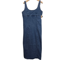 Love Cult Denim Size Large Women&#39;s Blue Jean Maxi Dress  - $24.99
