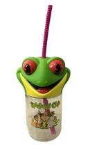 Rainforest Cafe&#39; Tree Frog 3D Head Travel Cup Water Bottle Souvenir Drink - £10.23 GBP