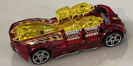 WHAT 4-2 / Hot Wheels 2004 Scale 1/64 Diecast Model Car - Red / Yellow  - Loose - £6.06 GBP