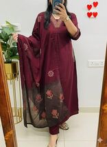 DESIGNER WEAR NEW SUIT PAKISTANI BOLLYWOOD INDIAN SALWAR KAMEEZ WEDDING - $99.00