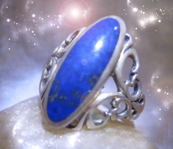 HAUNTED RING ANCIENT WANGA MASTER HEALING LOVE MONEY SECRET POWER OOAK MAGICK image 2