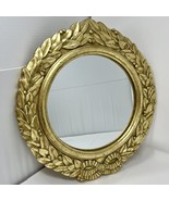 Gold Laurel Wreath Wall Mirror 14.5&quot; - $23.74