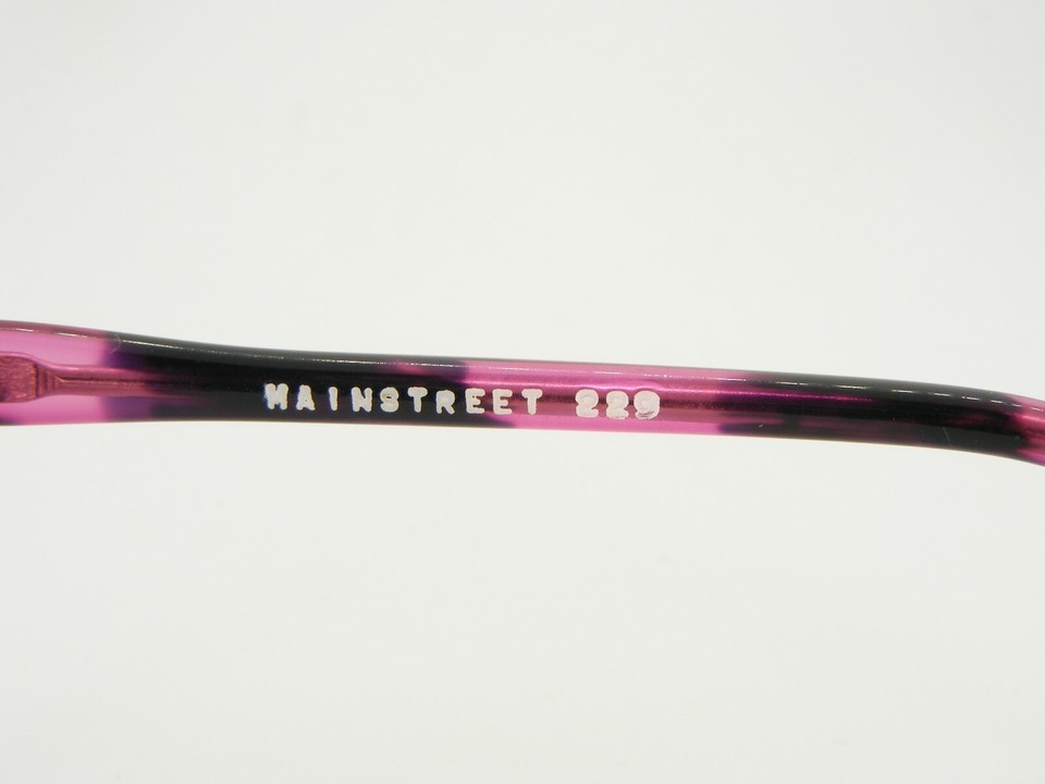 NEW MAINSTREET 229 PURPLE AMBER EYEGLASSES GLASSES PLASTIC FRAME 46-20-125mm Item image 11