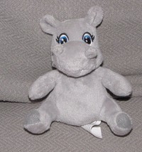 Adorable Plush Garanimals 5&quot; Mini Baby Hippo Hippopotamus w/Sewn Aqua Eyes - £23.35 GBP