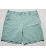 32 Degrees Cool Chino Shorts Men Size 38 Green Performance Stretch Slash... - $30.79 CAD