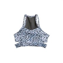Zella women&#39;s arch mesh printed sports bra size S - $40.37 CAD