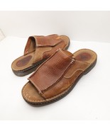 Dr. Martens Men&#39;s Size 11 EU 46 Leather Slide Sandals Brown 8820 - $61.53 CAD