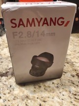 Samyang F2.8/14 ED AS IF UMC Ultra Wide Angle Lens for Sony - £212.38 GBP