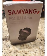 Samyang F2.8/14 ED AS IF UMC Ultra Wide Angle Lens for Sony - $365.38 CAD