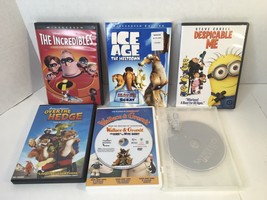 Lot of kids Family DVDs 7 Movies Disney Pixar Ice Age Incredible Despicable Me.. - £10.79 GBP