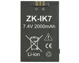 ZK-IK7 Battery For ZKTeco CM20 CM30 Series M880 Replacement 7.4V 2000mAh... - $59.99