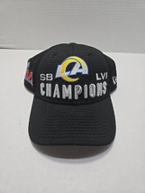 New Era 9FORTY Los Angeles Rams Super Bowl LVI Champs Snapback Hat Black - $5.94