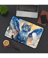 Whimsical Angel Cat Desk Mat, Office Decor, Unique Gift for Cat Lovers, ... - $28.07 CAD