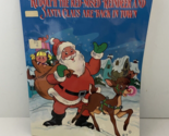 Rudolph the Red-Nosed Reindeer And Santa Claus Are Back In Town Sheet Mu... - $7.64