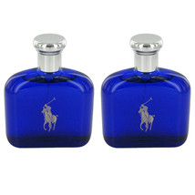Pack of (2) New Polo Blue by Ralph Lauren for Men - 4.2 oz EDT Spray - £95.91 GBP