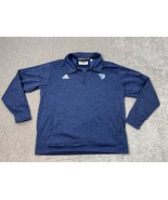 The Citadel Bulldogs Jacket Mens XXL Blue Adidas Baseball Football 1/4 Zip - $39.59