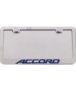ACCORD  3D BLUE  SCRIPT  ( not printed or decal) STAINLESS STEEL FRAME - $29.00