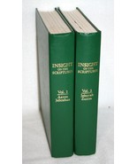 Insight On The Scriptures Vol. 1 &amp; 2 Jehovah&#39;s Witness Book IBSA Watchto... - £21.41 GBP