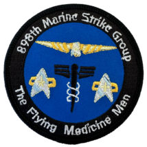 898th Marine Strike Group The Flying Medicine Men Starfleet Logo 3&quot; dia ... - £5.91 GBP