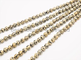 Dalmation Round Smooth Jasper beads, High quality 6mm/8mm/10mm/12mm Round - $3.50+