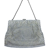 VTG KORET Tresor Purse Solid White Rhinestones Evening bag 1950s  - $1,624.97 MXN