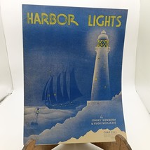 Harbor Lights Sheet Music by Jimmy Kennedy and Hugh Williams Vintage Cha... - $7.85