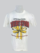 Vtg 1991 Operation Desert Storm Gulf War American Heroes T-Shirt Single Stitch - £22.21 GBP
