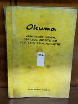 OKUMA OSP 2200 LS-N MAINTENANCE MANUAL - $63.95