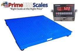 Optima Scales OP-916-7x7-20 Heavy Duty Pallet Floor Scale 7&#39;x7&#39; 20,000 lb - £2,989.17 GBP
