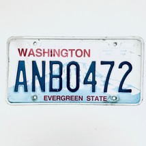  United States Washington Evergreen State Passenger License Plate ANB0472 - £13.13 GBP