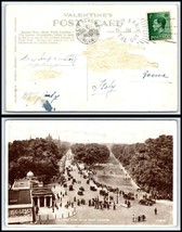 1937 Great Britain Postcard - West Kensington To Rome Italy L2 - £2.31 GBP