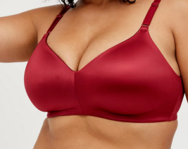 Torrid Size 42B Red Back Smoothing Wire Free Bra, Lightly Lined Molded Cups - £23.59 GBP