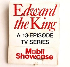 King Edward Cigars Vintage Matchbook TV Series Mobil Advertisement Unstr... - $29.99